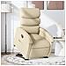 Poltrona Alzapersona Reclinabile Crema In Tessuto - Foto miniatura 8