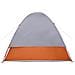 Tenda da Campeggio 4 Persone Grigio e Arancione Impermeabile - Foto miniatura 9