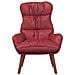 Poltrona Rilassante Wine Red in Pelle Sintetica - Foto miniatura 4