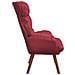 Poltrona Rilassante Wine Red in Pelle Sintetica - Foto miniatura 5