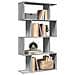 Libreria 4 Ripiani Grigio Sonoma 70x24x129 cm in Truciolato - Foto miniatura 2