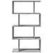 Libreria 4 Ripiani Grigio Sonoma 70x24x129 cm in Truciolato - Foto miniatura 5