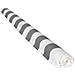 Tessuto Per Tende Da Sole Saule 3,95 × 3m - Tessuto A Righe Bianco /grigio - Foto miniatura 1