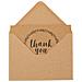Set Di 120 Biglietti Di Ringraziamento Kraft Marroni Con Buste - Foto miniatura 6