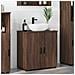 Mobile da Bagno con lo scaffale Rovere marrone 61 x 35 x 64 cm - Foto miniatura 2