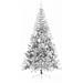 Albero di Natale artificiale con luci integrate Argento 210 cm - Foto miniatura 5