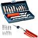 Set Di Scalpelli Con 3 Manici E 13 Lame - Precisione E Versatilità | Dimensioni Manico: 10,4/9,3/9 Cm | Ideale Per Modellismo E Laboratori - Foto miniatura 1