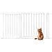 Bettacare Cancelletto Elegance In Legno, Bianco, 145cm - 153cm, Cancelletto Di Sicurezza A Pressione, Passaggio Extra Largo Di 73cm - Foto miniatura 1