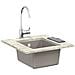 Lavello Grigio 370 x 460 mm 80% Quarzo e 20% Resina - Foto miniatura 2