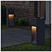 Lucina LED Solare da Percorso 2 pcs Antracite - Foto miniatura 3