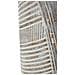 Vaso Woody Alto In Resina Bianca Con Decoro A Righe - Foto miniatura 5