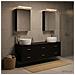 Set di mobili per il bagno 5 pcs Rovere Nero - Foto miniatura 2