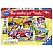 Puzzle Mickey Mouse Tutti Amano Topolino 3 x 49 pz 37 x 6 x 27 cm 09247 - Foto miniatura 4