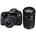Eos 80d + Ef-s 18-55mm Stm + Ef-s 55-250mm Stm - Foto miniatura 1