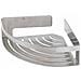 Mensola Da Bagno Angolare Caddy Argento Grande 1400630946 - Foto miniatura 1