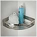 Mensola Da Bagno Angolare Caddy Argento Grande 1400630946 - Foto miniatura 3