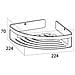Mensola Da Bagno Angolare Caddy Argento Grande 1400630946 - Foto miniatura 7