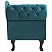 Chaise Longue Sinistra In Velluto Verde Smeraldo Nimes - Foto miniatura 30