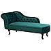 Chaise Longue Sinistra In Velluto Verde Smeraldo Nimes - Foto miniatura 11