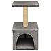 Albero Per Gatti Con Tiragraffi In Sisal 55 Cm Grigio - Foto miniatura 2