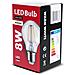 Lampadina A Filamento Led E27, 8w 230v Energy Mce268 Ww Bianco Caldo - Foto miniatura 2