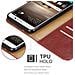 Cadorabo Custodia Compatibile Con Huawei Mate 9 In Rosso Vinaccia - Coperchio Protettiva Con Chiusura Magnetica, Funzione Stand E Tasca Per Le Carte - Foto miniatura 6