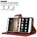 Cadorabo Custodia Compatibile Con Huawei Mate 9 In Rosso Vinaccia - Coperchio Protettiva Con Chiusura Magnetica, Funzione Stand E Tasca Per Le Carte - Foto miniatura 7