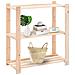Scaffali A 3 Livelli 2 Pz 80x38x90 Cm Massello Pino Fsc 150 Kg - Foto miniatura 2