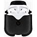 Custodia Airpods Anti-shock Anti-graffio Airsnap Cinturino Nero - Foto miniatura 1