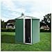 Casetta Metallica Milton 2 M² Porta Scorrevole Verde - Foto miniatura 5