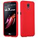 Custodia Compatibile Con Lg X Screen In Frost Rosso - Coperchio Protettivo In Silicone Tpu Flessibile - Foto miniatura 7