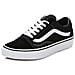 Pelle Vans Old Skool Sneaker Unisex Adulto, Nero (nero / Bianco), 47 - Foto miniatura 1
