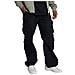 Pure Vintage Da Uomo Pantaloni Cargo - Nero (nero 2), M - Foto miniatura 1