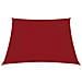 Vela Parasole in Tela Oxford Quadrata 2,5x2,5 m Rossa - Foto miniatura 2