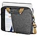 Florenz 13.3" Borsa da corriere Nero, Grigio - Foto miniatura 2