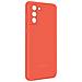 Cover Samsung Galaxy S21 Fe Soft-touch Originale Silicone Cover Rosso Chiaro - Foto miniatura 1
