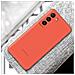 Cover Samsung Galaxy S21 Fe Soft-touch Originale Silicone Cover Rosso Chiaro - Foto miniatura 3