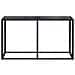 Tavolo Consolle Nero 140x35x75,5 Cm In Vetro Temperato - Foto miniatura 3
