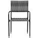 Set Da Pranzo Per Esterni 7 Pz In Polyrattan Grigio - Foto miniatura 4
