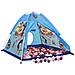 Tenda Da Gioco Per Bambini Blu Con 250 Palline 120x120x90 Cm - Foto miniatura 2