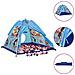 Tenda Da Gioco Per Bambini Blu Con 250 Palline 120x120x90 Cm - Foto miniatura 1