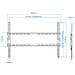 Supporto A Parete Per Schermi Da 37"" A 80"" Vesa 200x200 Fino A 600x400 Mm - Foto miniatura 6