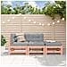 Set Divani Giardino 3pz con Cuscini Legno Massello di Douglas - Foto miniatura 1