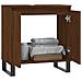 Armadietto Bagno Rovere Marrone 58x33x60cm In Legno Multistrato - Foto miniatura 4