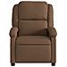 Poltrona Reclinabile In Tessuto Marrone - Foto miniatura 3