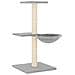 Albero Per Gatti Con Tiragraffi In Sisal Grigio Chiaro 72 Cm - Foto miniatura 1
