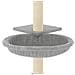 Albero Per Gatti Con Tiragraffi In Sisal Grigio Chiaro 72 Cm - Foto miniatura 5