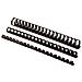Spirali 50 Unità Rilegatura Nero 38 Mm Pvc - Foto miniatura 2