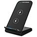 Caricabatterie Senza Fili Con Supporto Per Cellulari Esperanza Ezc101 Nero - Foto miniatura 1