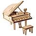 Puzzle 3d In Legno | Pianoforte A Coda - Foto miniatura 1